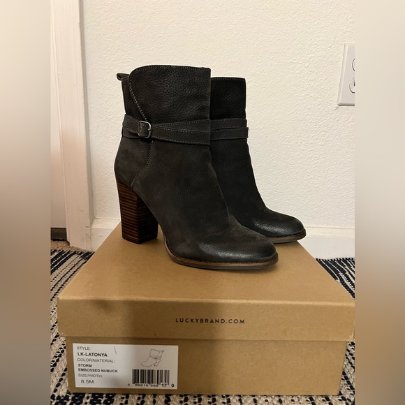 Lucky Brand Latonya Heeled Bootie - Picture 7 of 14